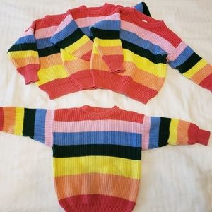 6 Sweaters size 2T